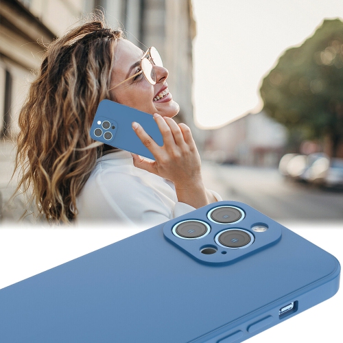 Kelvin Soft Silicone Case Rubber Bumper Case with Anti-Slip Microfiber Lining Back Shockproof Full-Body Protective Cover Case for iPhone 13 - Free