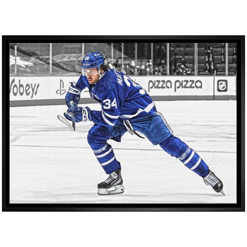 Frameworth Toronto Maple Leafs: Auston Matthews Framed Canvas