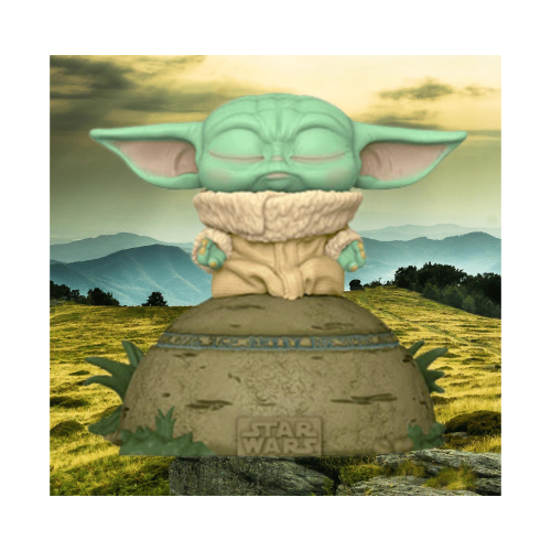 Funko Pop! Star Wars Grogu Using The Force Lights and Sounds