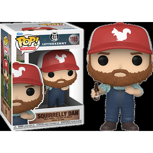 FUNKO  Pop Television Letterkenny Vinyl Figure Squirrely Dan #1165