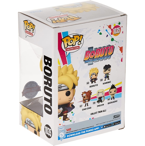 Pop animation Boruto de 3.75 po figurine d’action Naruto exclusive - Boruto Glow in the Dark #1035