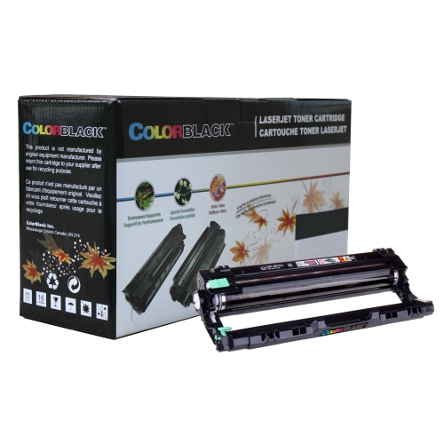 COLORBLACK® TB221DRB Premium Remanufactured Brother DR221CL DR281CL DR221 BK Image Drum BLACK. Page yield based on ISO19798 standard: 15000