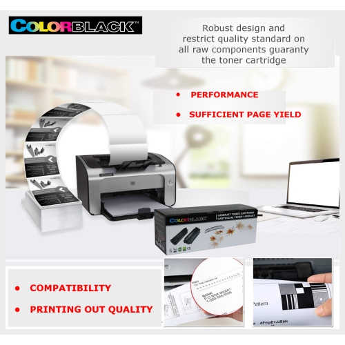 COLORBLACK® TB221DRB Premium Remanufactured Brother DR221CL DR281CL DR221 BK Image Drum BLACK. Page yield based on ISO19798 standard: 15000