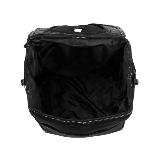 Automotive Garbage Can, Waterproof Car Trash Can with Lid & Side Pockets, Black for all cars, trucks, RVs, and SUVs- LIVINGbasics®