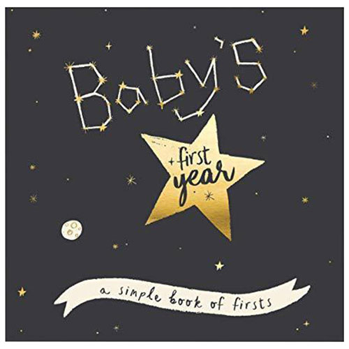 Lucy Darling Baby's First Year Memory Book - Golden Stargaze