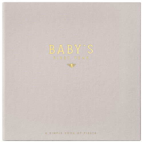 Lucy Darling Baby's First Year Luxury Memory Book - Honey Bee