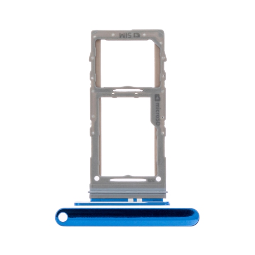 Replacement Nano Sim Card + Micro SD Card Tray For Samsung Galaxy S20 / S20+ Plus / S20 Ultra - Aura Blue