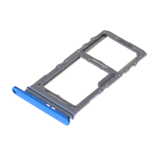Replacement Nano Sim Card + Micro SD Card Tray For Samsung Galaxy S20 / S20+ Plus / S20 Ultra - Aura Blue