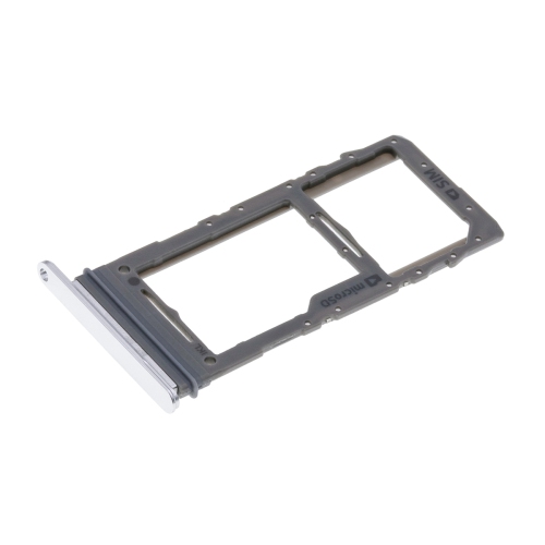 Replacement Nano Sim Card + Micro SD Card Tray For Samsung Galaxy S20 / S20+ Plus / S20 Ultra - Cloud White