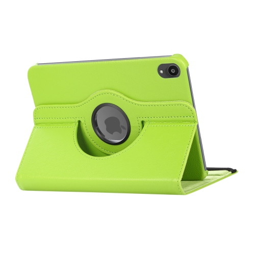 TopSave 360 Rotating PU Leather Tablet Case Cover For Apple iPad Mini 6, Green