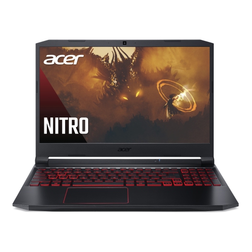 Acer Nitro 5 Laptop, 15.6" IPS, AMD Ryzen 5 4600H, 8 GB DDR4, 512GB SSD, NVIDIA GeForce GTX 1650, Windows 10 Home 64-bit, Obsidian Black,