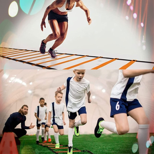 Équipement d'exercice de jeu de jambes d'échelle d'entraînement d'agilité d'entraînement de vitesse durable