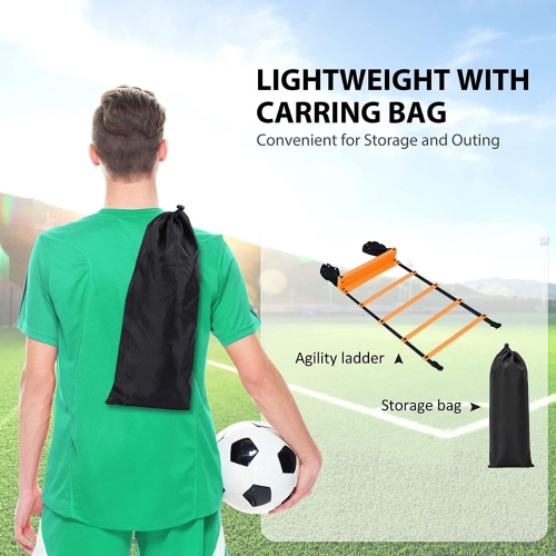 Équipement d'exercice de jeu de jambes d'échelle d'entraînement d'agilité d'entraînement de vitesse durable