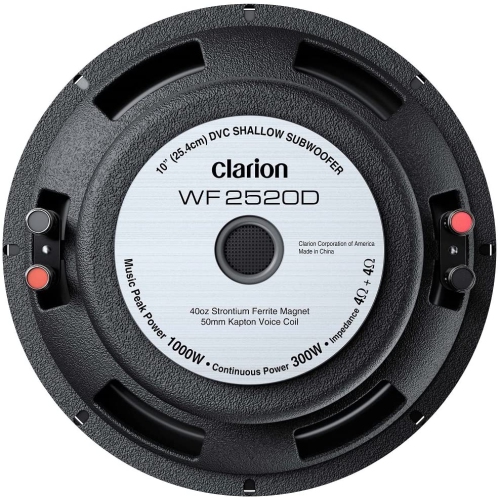 Clarion Mobile Electronics WF2520D WF-Series Subwoofers