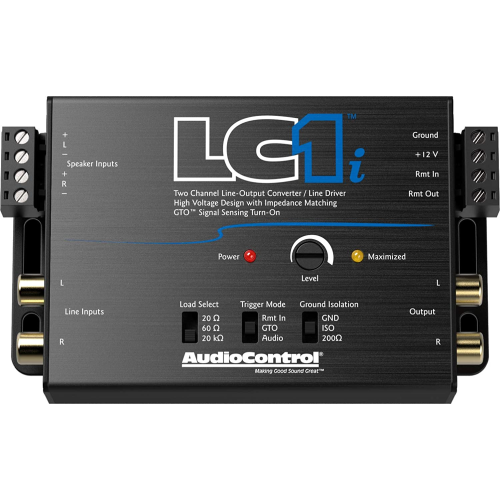 AUDIO CONTROL  Audiocontrol Lc1I Active 2-Channel Line Driver/output Converter With Impedance Matching Install line driver to provide higher sound quality to sub amp