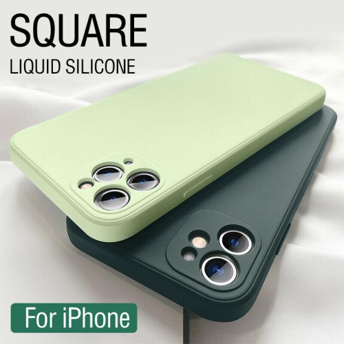 Kelvin Soft Silicone Case Rubber Bumper Case with Anti-Slip Microfiber Lining Back Shockproof Full-Body Protective Cover Case for iPhone 13 - Free