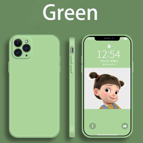 Kelvin Soft Silicone Case Rubber Bumper Case with Anti-Slip Microfiber Lining Back Shockproof Full-Body Protective Cover Case for iPhone 13 - Free