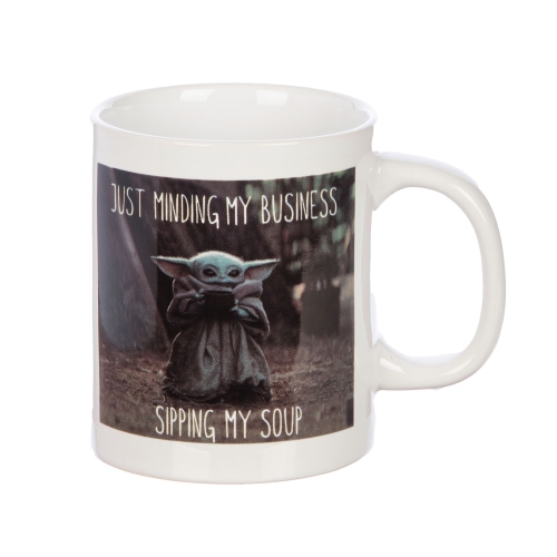 The Child The Mandalorian Funny Soup Meme Ceramic Mug