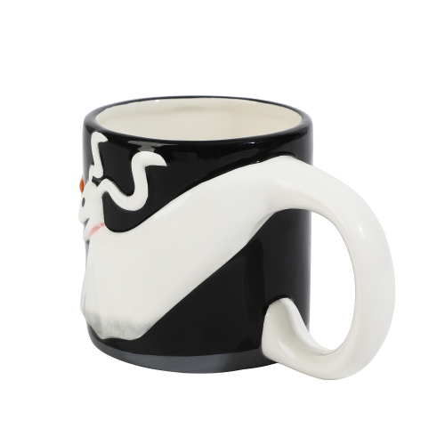 Nightmare Before Christmas Zero Dog Shaped Ceramic Soup Coffee Mug, 20 oz, Multicolor