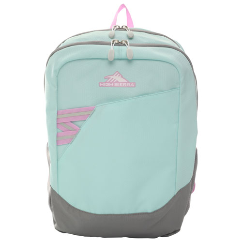 High Sierra Outburst 15.6" Laptop School Backpack - SkyBlue/Iced Lilac