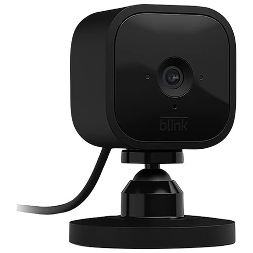 Caméra IP 1080p d'intérieur Wi-Fi Mini de Blink - Noir