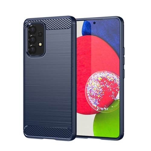 PANDACO Navy Brushed Metal Case for Samsung Galaxy A53