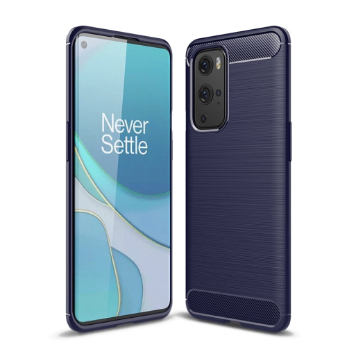 PANDACO Navy Brushed Metal Case for OnePlus 9 Pro