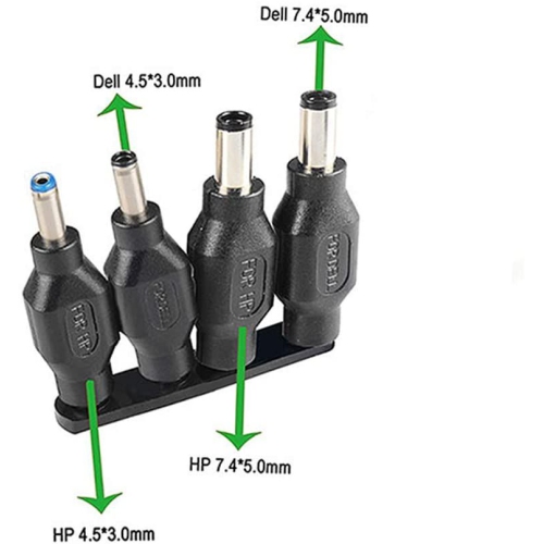 DC Power Adapter Kits 38 PCS Universal 5.5 mm x 2.1 mm DC AC Power Adapter Tips Connector for Thinkpad Power Supply Plug Jack Sets