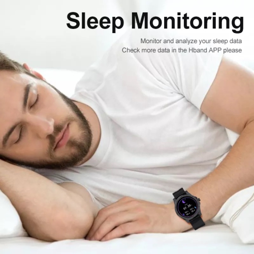 ISPEKTRUM X10 Smartwatch, 1.3" HD Screen Bluetooth Text & Call Waterproof Multiple Sports Modes Fitness Tracker Heart Rate & BP Monitor works with