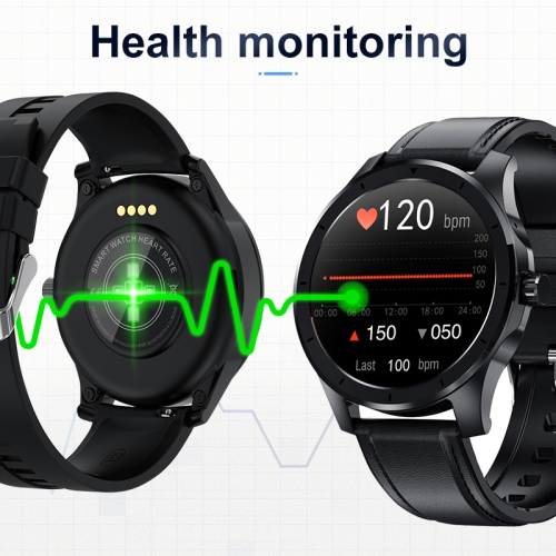 ISPEKTRUM X10 Smartwatch, 1.3" HD Screen Bluetooth Text & Call Waterproof Multiple Sports Modes Fitness Tracker Heart Rate & BP Monitor works with