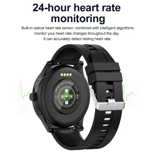 ISPEKTRUM X10 Smartwatch, 1.3" HD Screen Bluetooth Text & Call Waterproof Multiple Sports Modes Fitness Tracker Heart Rate & BP Monitor works with