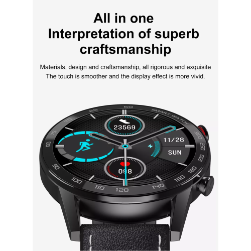 ISPEKTRUM iS95 Smartwatch for Men Women, Bluetooth Calls & Text Notifications, Heart Rate and BP Monitor, Multiple Sports Mode, Works with iOS &