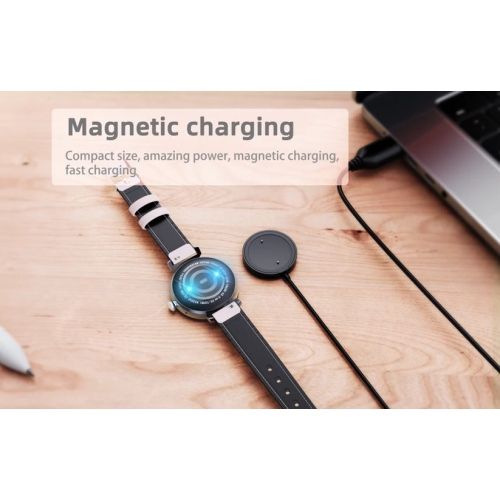 ISPEKTRUM Smartini Mini Smart Watch for Women 1" HD Screen Bluetooth Calls & Text Multiple Sports Mode Fitness Tracker Heart Rate & BP Monitor Works