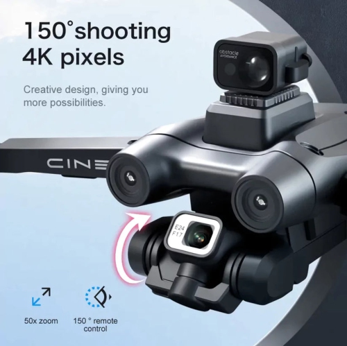 Wingshot i8 Mini Drone with Camera 4K Vertical Shots, Drones for adults, Obstacle Avoidance, Gesture Control, Mini Drones Toys Gifts for Beginners,