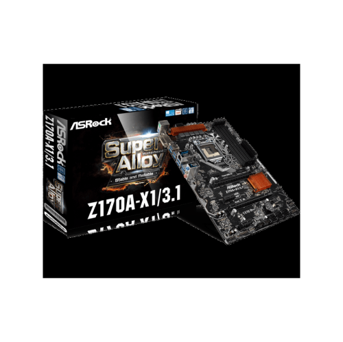ASRock Z170A-X1/3.1 LGA 1151 Intel Z170 SATA 6Gb/s USB 3.1 ATX Intel Motherboard