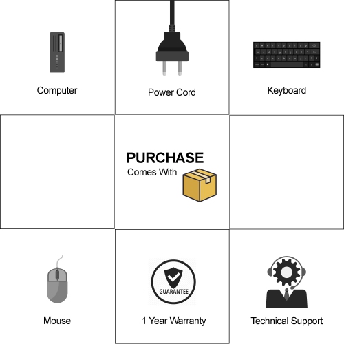 Dell OptiPlex 7050 Micro Desktop - Intel Core i5-7500T, 16GB Memory, 512GB SSD, Win 10 Pro (EN/FR), Keyboard & Mouse Included by DELL - Refurbished condition - Image 7