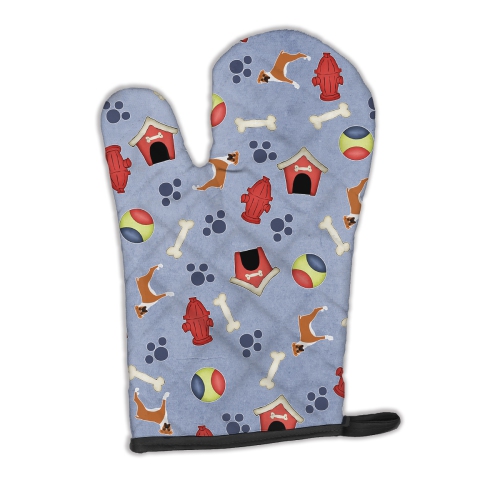 Caroline's Treasures BB4054OVMT Dog House Collection Boxer Oven Mitt, Large, multicolor