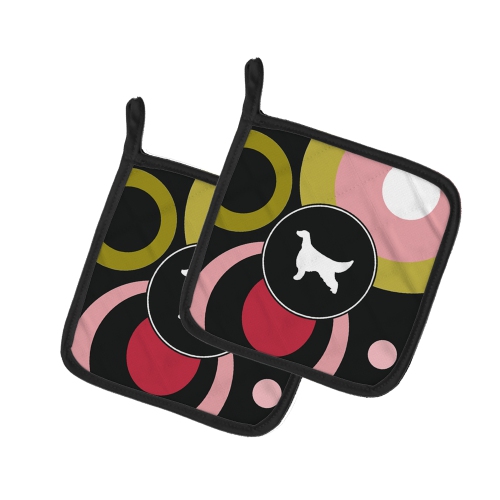 Caroline's Treasures KJ1038PTHD Pair of Pot Holders, 7.5HX7.5W, multicolor