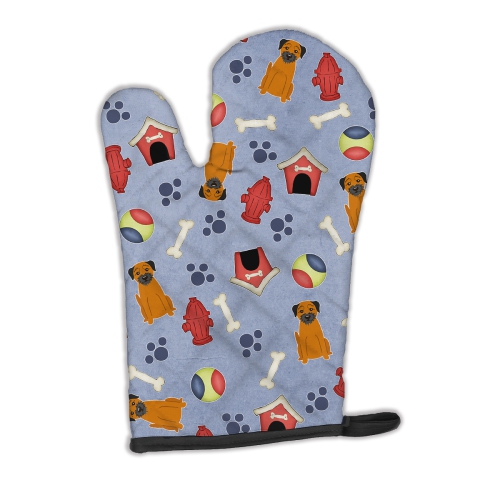 Caroline's Treasures BB2652OVMT Dog House Collection Border Terrier Oven Mitt, Large, multicolor