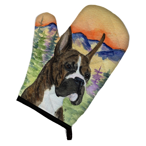 Caroline's Treasures SS8199OVMT Boxer Oven Mitt, Large, multicolor