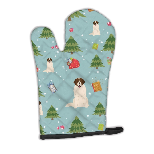 Caroline's Treasures BB4687OVMT Christmas Moscow Watchdog Oven Mitt, Large, multicolor