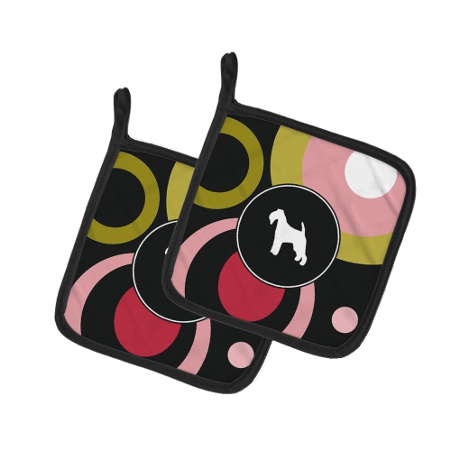 Caroline's Treasures KJ1069PTHD Pair of Pot Holders, 7.5HX7.5W, multicolor
