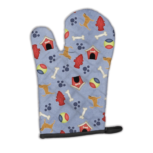 Caroline's Treasures BB3884OVMT Bloodhound Dog House Collection Oven Mitt, Large, multicolor