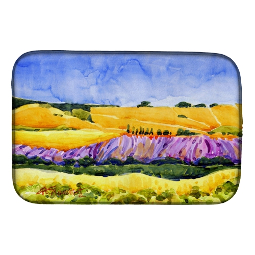 Caroline's Treasures 6053DDM Landscape Dish Drying Mat, 14 x 21", multicolor