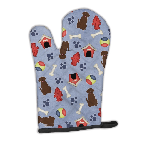 Caroline's Treasures BB2669OVMT Dog House Collection Chocolate Labrador Oven Mitt, Large, multicolor