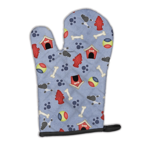Caroline's Treasures BB3939OVMT Poodle Dog House Collection Oven Mitt, Large, multicolor