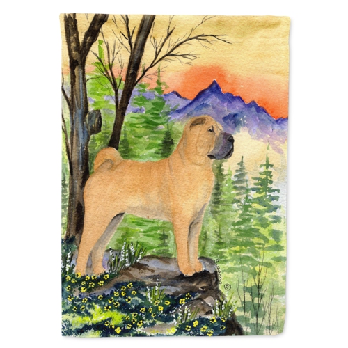 Caroline's Treasures SS8324-FLAG-PARENT Shar Pei Flag, , multicolor