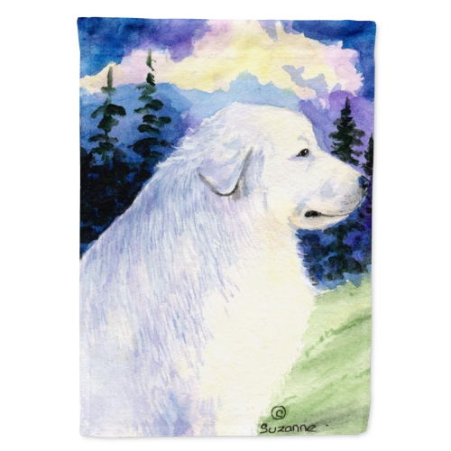 Caroline's Treasures SS8980CHF Great Pyrenees Flag Canvas House Size, Large, multicolor
