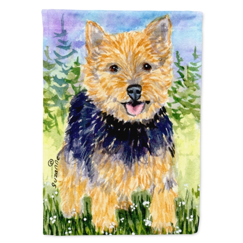 Caroline's Treasures SS8894CHF Norwich Terrier Flag Canvas House Size, Large, multicolor