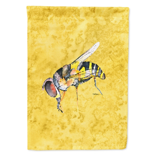 Caroline's Treasures 8851CHF Bee on Yellow Flag Canvas House Size, Large, multicolor